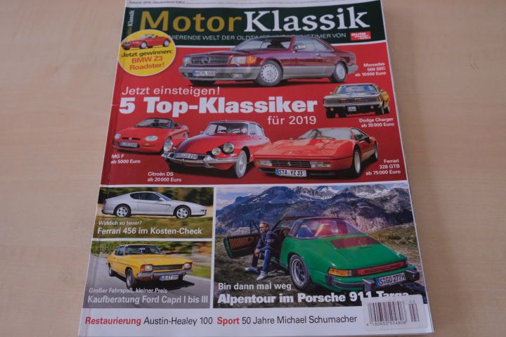 Deckblatt Motor Klassik (02/2019)